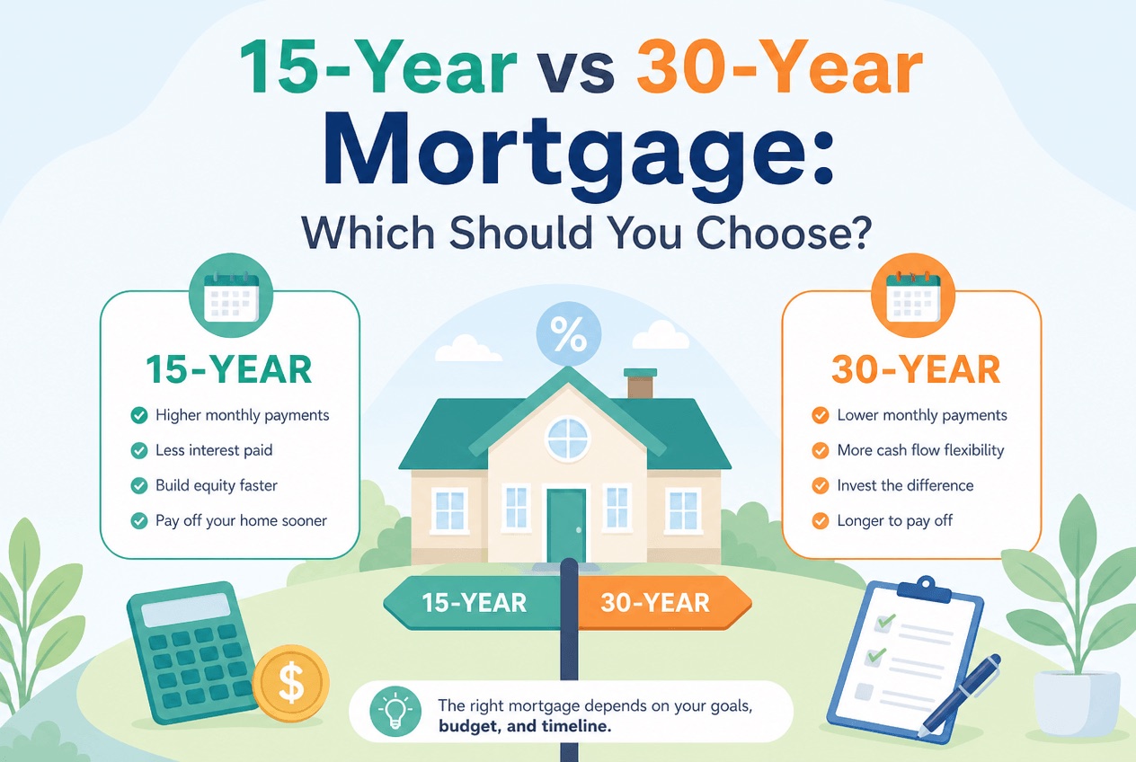 15-year vs 30-year mortgage comparison