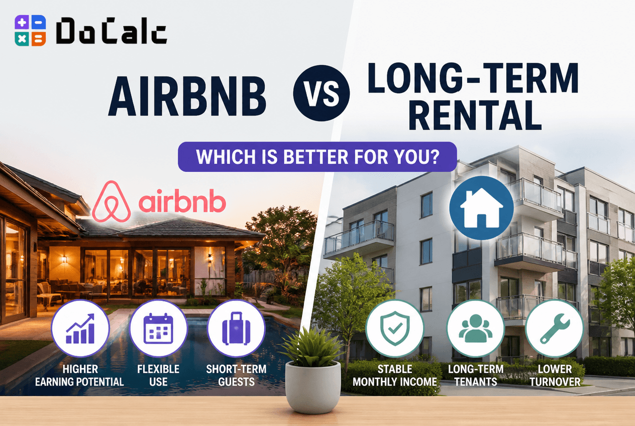 Airbnb versus long-term rental investment comparison