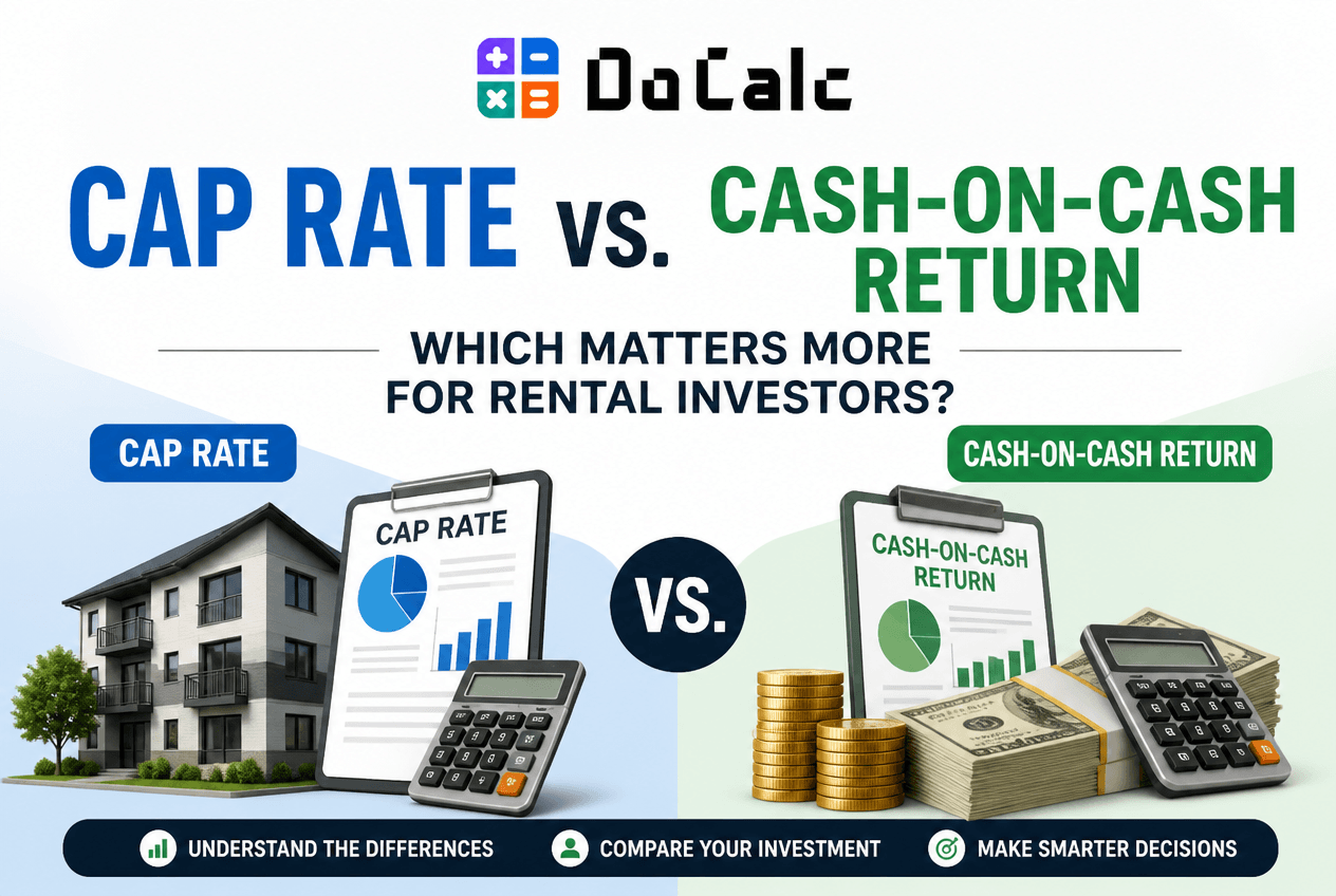 Cap rate versus cash-on-cash return