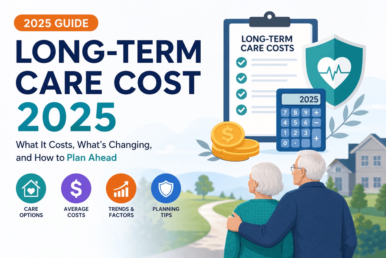 Long-term care cost by care type