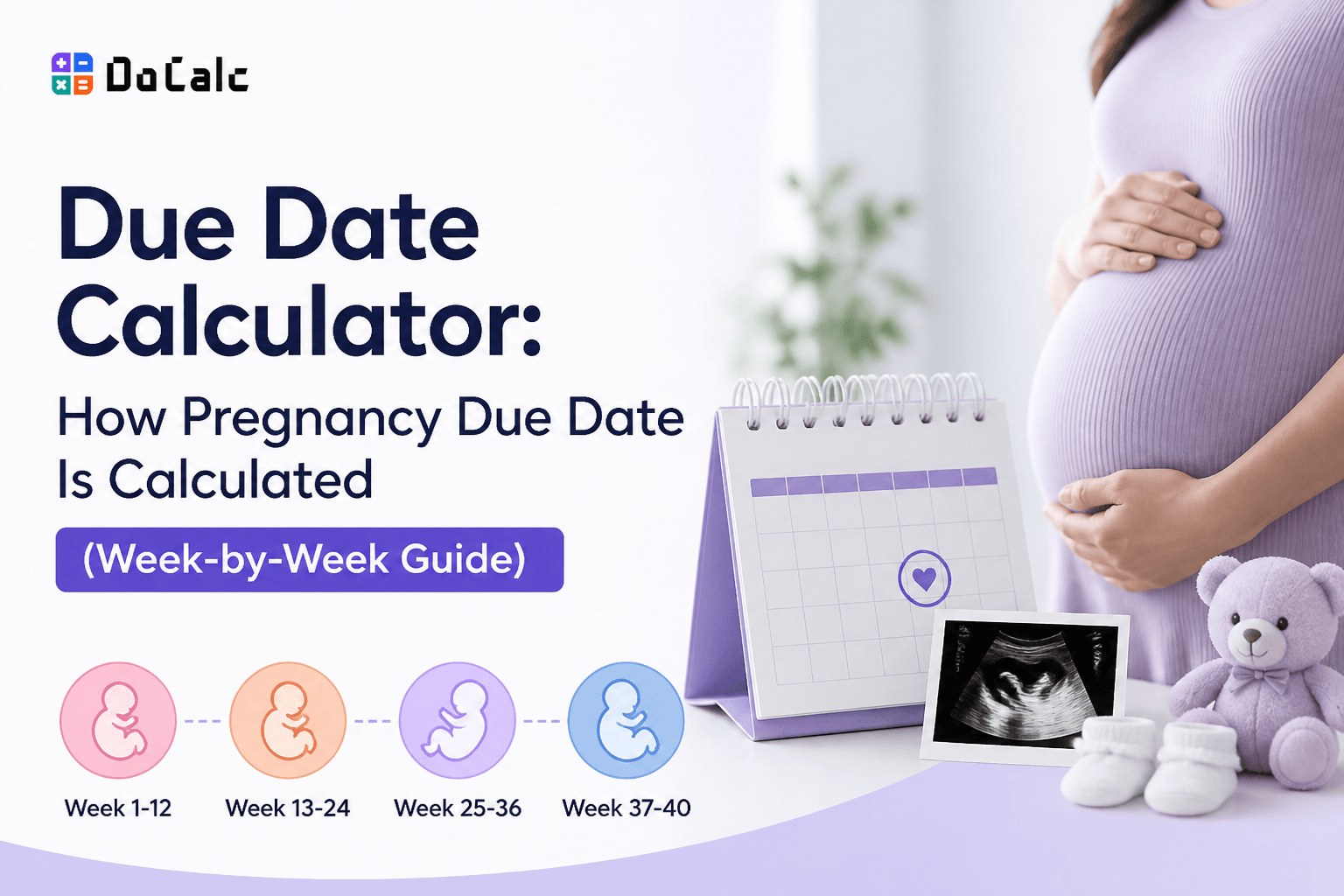 How pregnancy due date is calculated, week by week